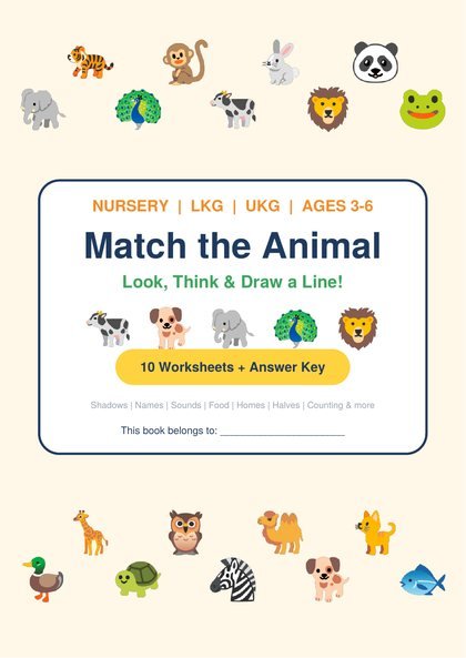Match the Animal cover